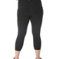 Champion Women's Plus Soft Touch Cropped Leggings Black Size 2X