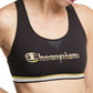 Champion Women's Medium Impact Logo Sports Bra Black Size X-Small