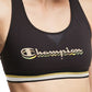 Champion Women's Medium Impact Logo Sports Bra Black Size X-Small
