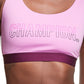 Champion Women's Racerback Medium Impact Sports Bra Purple Size X-Small