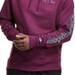 Champion Men's Powerblend Graphic Hoodie Purple Size Small