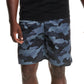 Champion Men's Mesh Print Shorts Gray Size Small