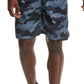 Champion Men's Mesh Print Shorts Gray Size Small
