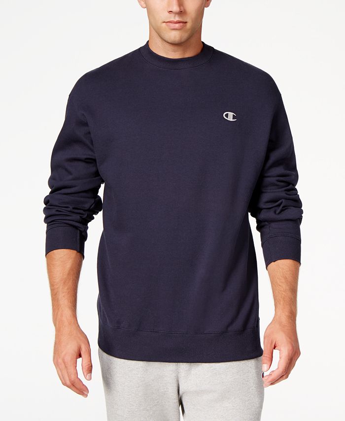 Champion Men's Powerblend Fleece Sweatshirt Blue Size XX-Large