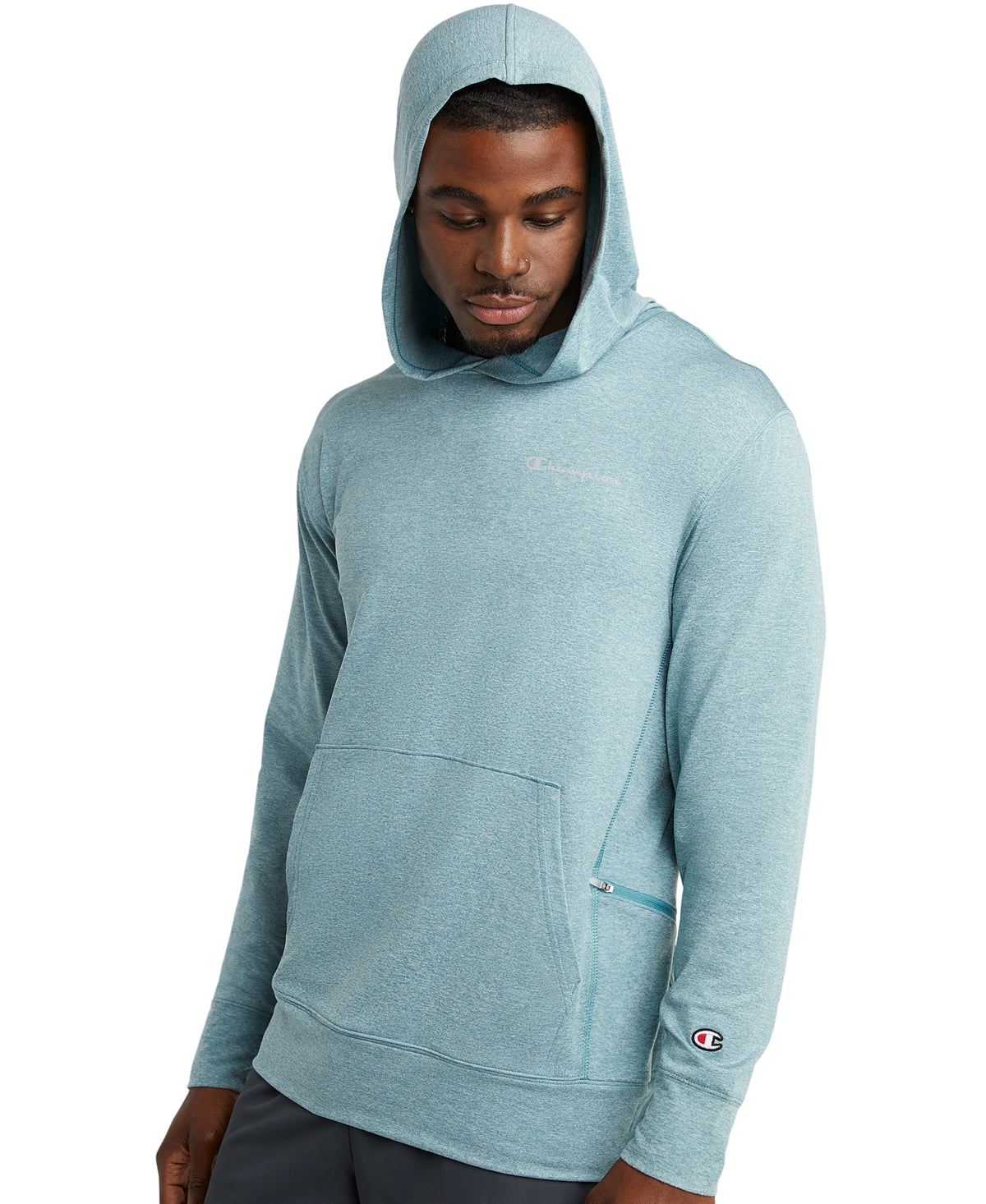 Champion Men's City Sport Standard Fit Stretch Hoodie Gray Size XL