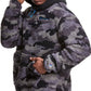 Champion Men's High Pile Camo Fleece Hoodie Gray Size Medium
