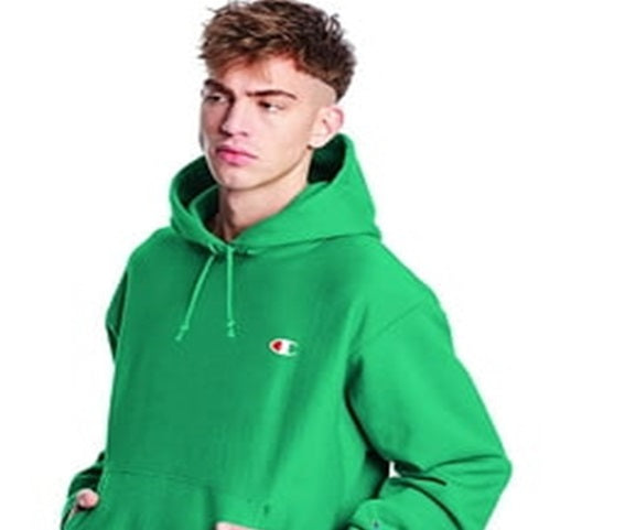 Champion Men's Reverse Weave Pullover Green Size X-Large