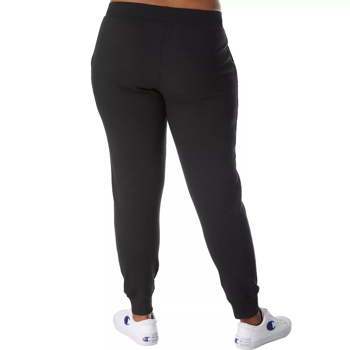 Champion Women's Powerblend Graphic Jogger Pants Black Size 1X