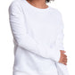 Champion Women's Powerblend Boyfriend Crewneck Top White Size Medium