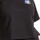 Champion Women's Cropped Logo T-Shirt Black Size Medium