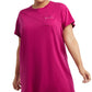 Champion Women's T-Shirt Dress Pink Size 4X