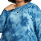 Champion Women's Fleece Ombre Dyed Crewneck Sweatshirt Blue Size 3X