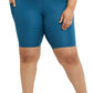 Champion Women's Absolute Eco Bike Shorts Blue Size 2X