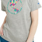 Champion Women's Classic Short Sleeve T-Shirt Gray Size Large