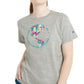 Champion Women's Classic Short Sleeve T-Shirt Gray Size Large