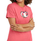 Champion Women's Graphic Print Classic T-Shirt Pink Size Small