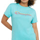 Champion Women's Classic Logo T-Shirt Blue