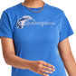 Champion Women's Classic T-Shirt Blue Size Small