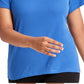 Champion Women's Classic T-Shirt Blue Size Small