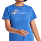 Champion Women's Classic T-Shirt Blue Size Small