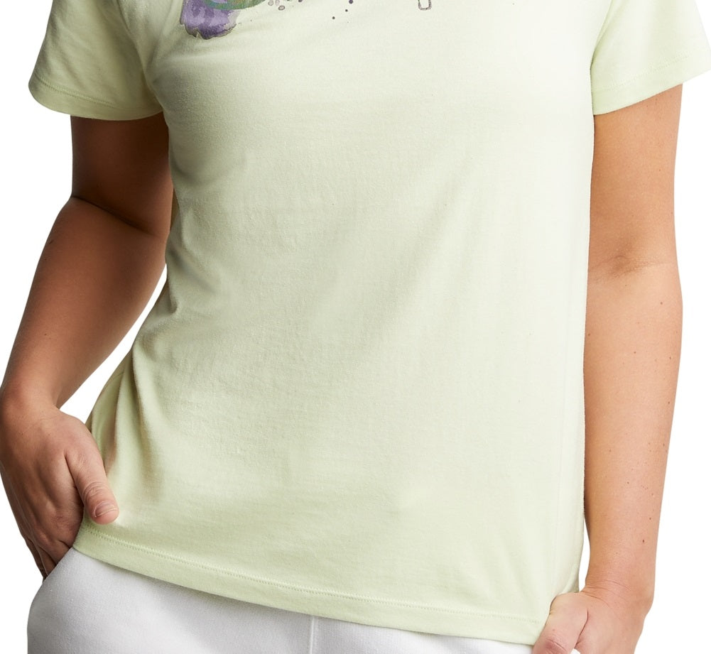 Champion Women's Classic T-Shirt Green Size XX-Large
