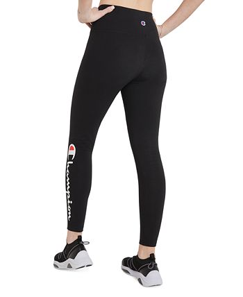 Champion Women's Logo Authentic Leggings Black Size Small