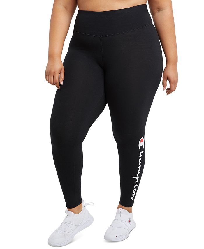 Champion Women's 7/8 Leggings Black Size 3X