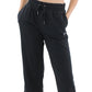 Champion Women's Campus French Terry Wide Leg Crop Pants Black Size 25