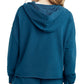 Champion Women's Campus French Terry Hoodie Blue Size X-Small