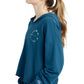 Champion Women's Campus French Terry Hoodie Blue Size Large