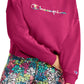 Champion Women's French Terry Logo Sweatshirt Pink Size Medium