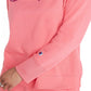Champion Women's Powerblend Signature Graphic Sweatshirt Pink Size 2X