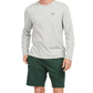 Barbour Men's Sheldon Long Sleeve Sleep T-Shirt Gray Size Large