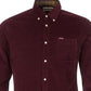 Barbour Men's Ramsey Tailored Fit Corduroy Shirt Red Size Small