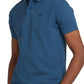 Barbour Men's Tartan Pique Polo Shirt Blue Size Medium