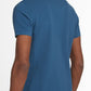 Barbour Men's Tartan Pique Polo Shirt Blue Size Medium