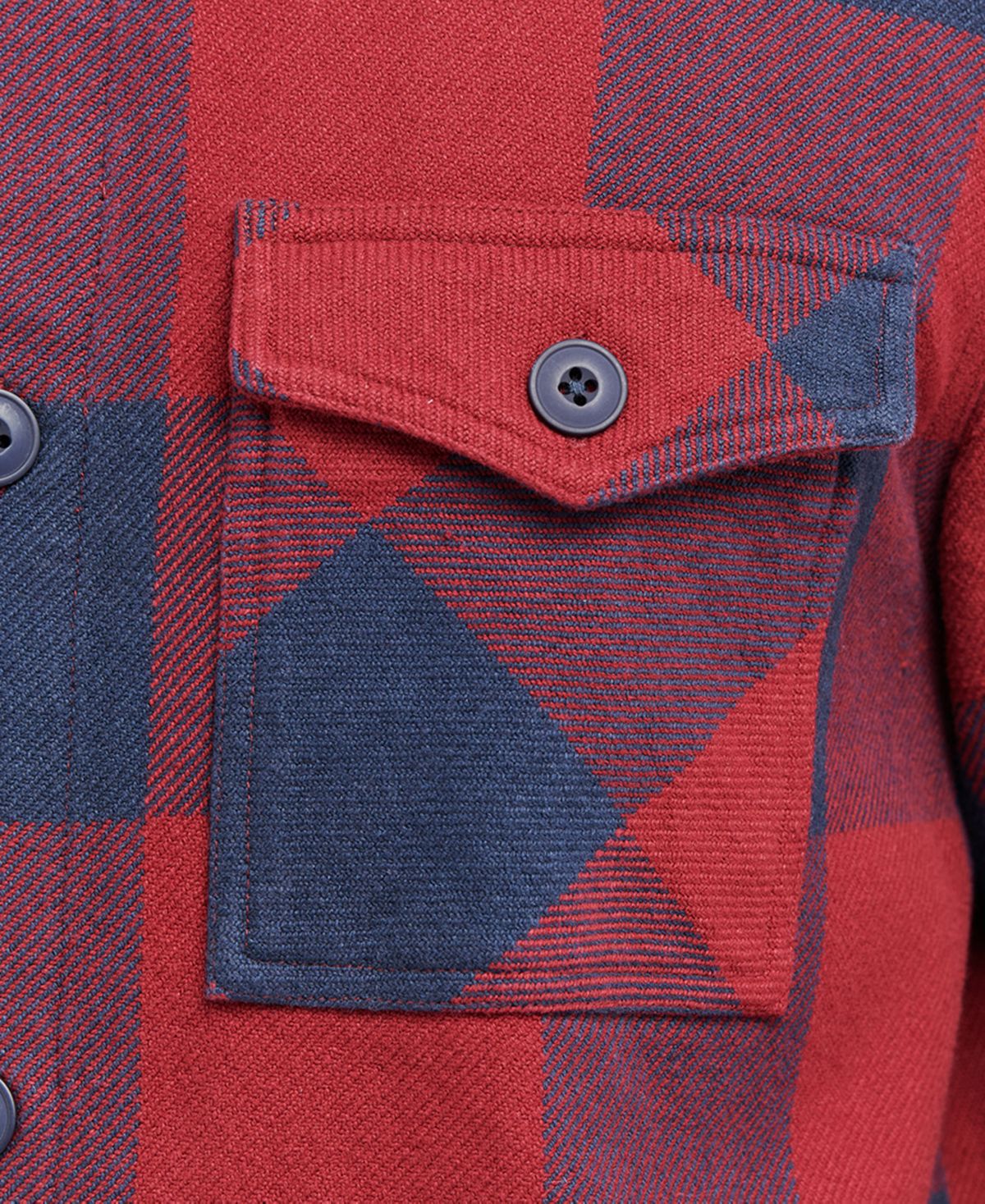 Barbour Men's Hordon Overshirt Blue Size XX-Large