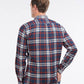 Barbour Men's Hilltop Tailored Fit Plaid Flannel Button Up Shirt Blue Size XX-Large