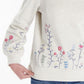 Barbour Women's Marigold Overlayer Sweater White Size 12