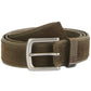 Barbour Men's Padbury Casual Webbing With Tonal Suede Belt Green Size Medium