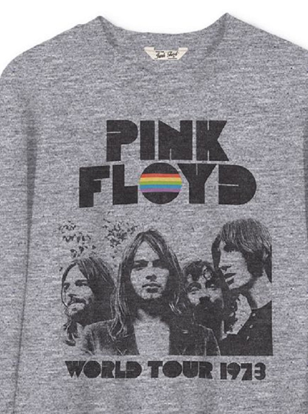 Junk Food Women's Floyd Tour Sweatshirt Gray Size Large