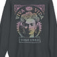 Junk Food Women's Frida Kahlo Graphic Sweatshirt Black Size Large
