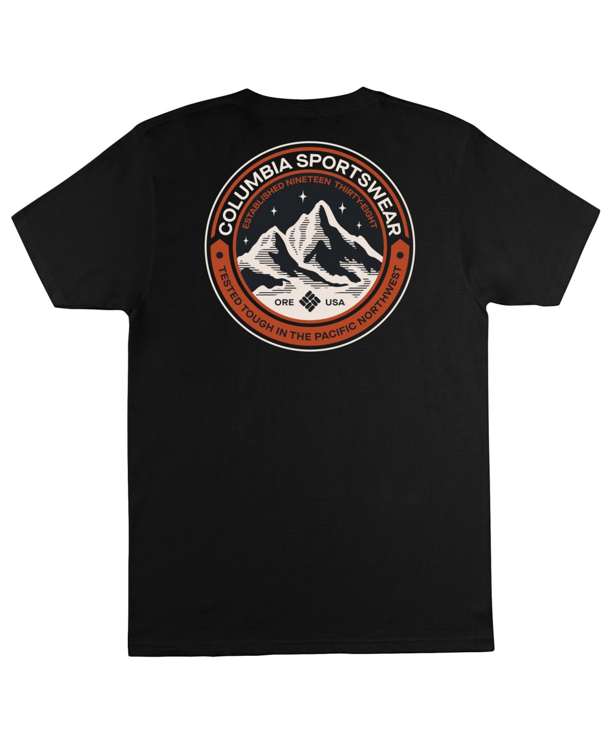 Columbia Men's Scraper Short Sleeve T-shirt Size Black Large