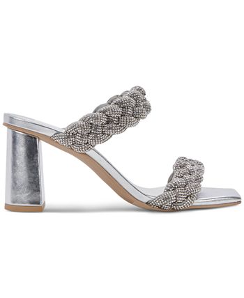 Dolce Vita Women's Paily Embellished Sandal Blue Size 8.5 M