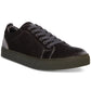 Steve Madden Men's Yali Velvet Low Top Sneaker Gray Size 9.5