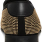 Steve Madden Men's Mezmoryz Stud Smoking Slipper Black/gold