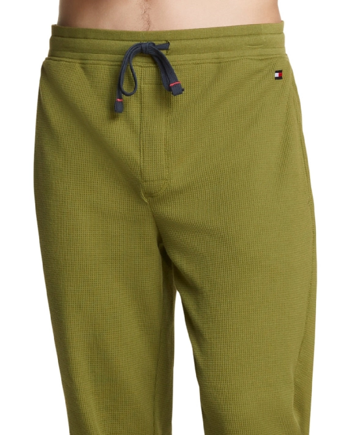 Tommy Hilfiger Men's Thermal Joggers Green Size XX-Large