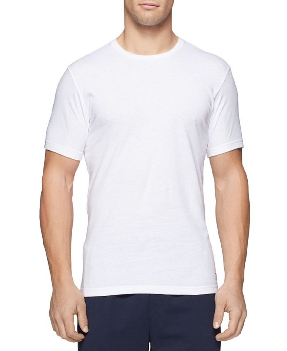 Tommy Hilfiger Men's 3 Pk Classic Cotton T-Shirts White Size Medium