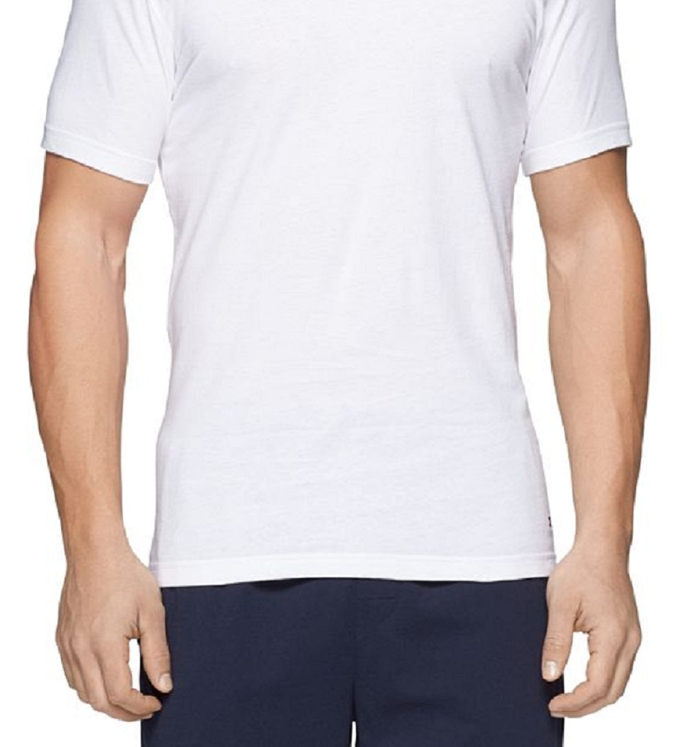 Tommy Hilfiger Men's 3 Pk Classic Cotton T-Shirts White Size Medium