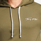 Tommy Hilfiger Men's Modern Essentials Brushed Back Fleece Lounge Hoodie Green Size Medium
